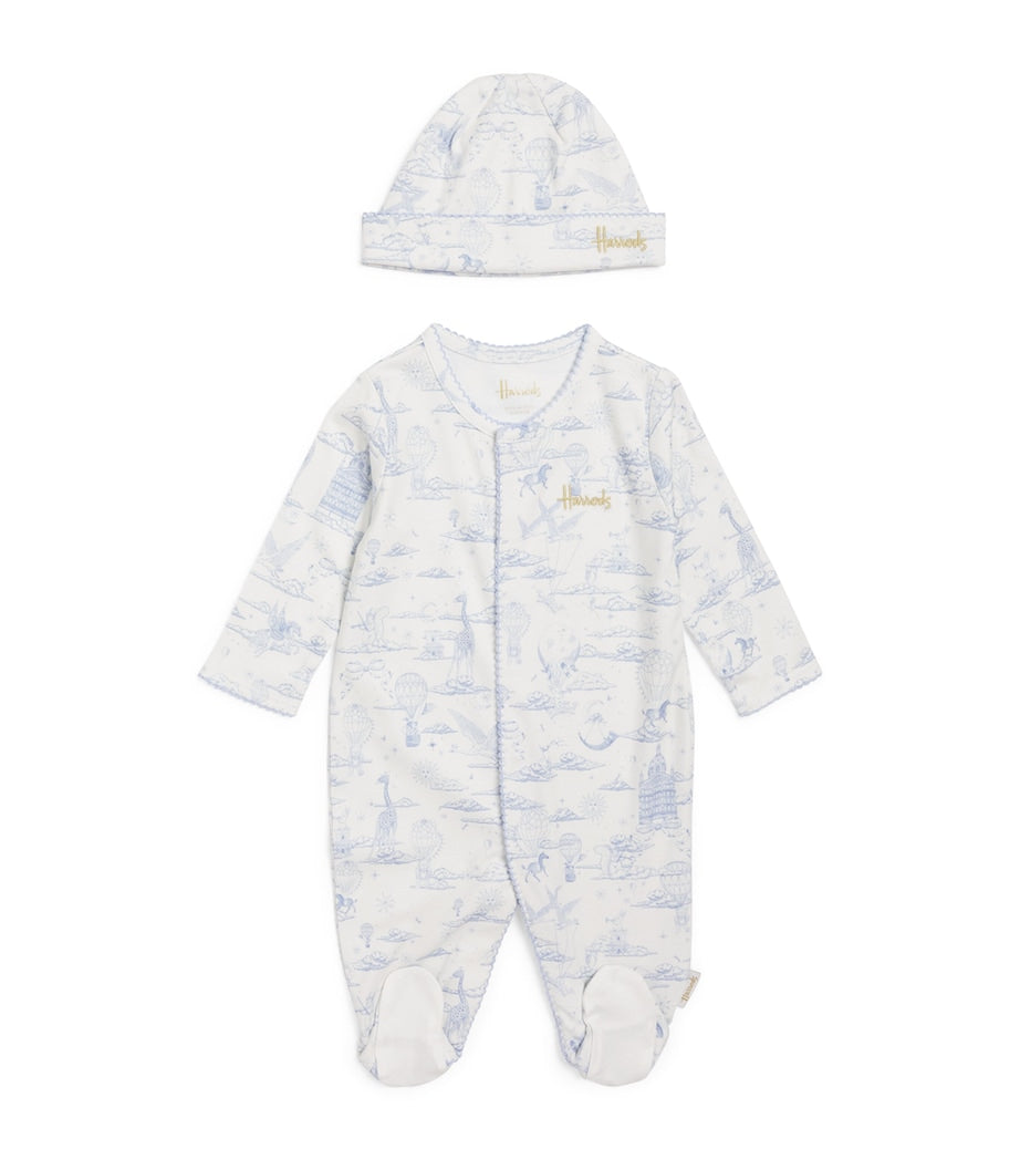 Cotton Balloon All-In-One and Hat Set (0-18 Months)
