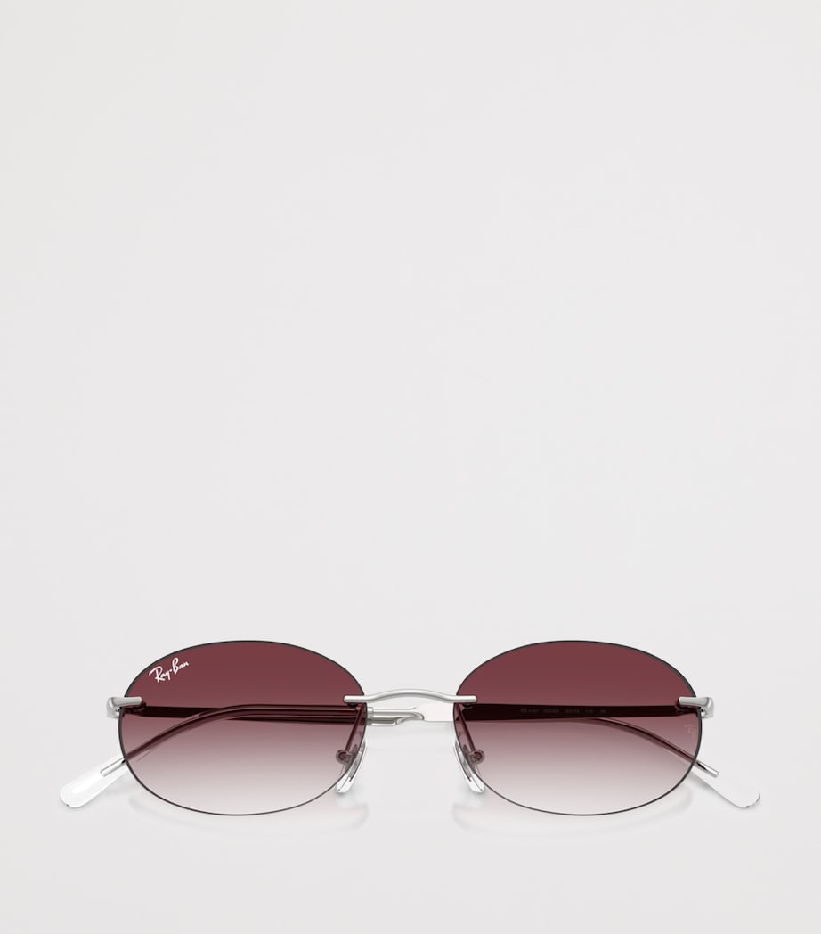 RB3767 Metal Oval Sunglasses