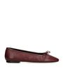Leather Delfina Ballet Flats