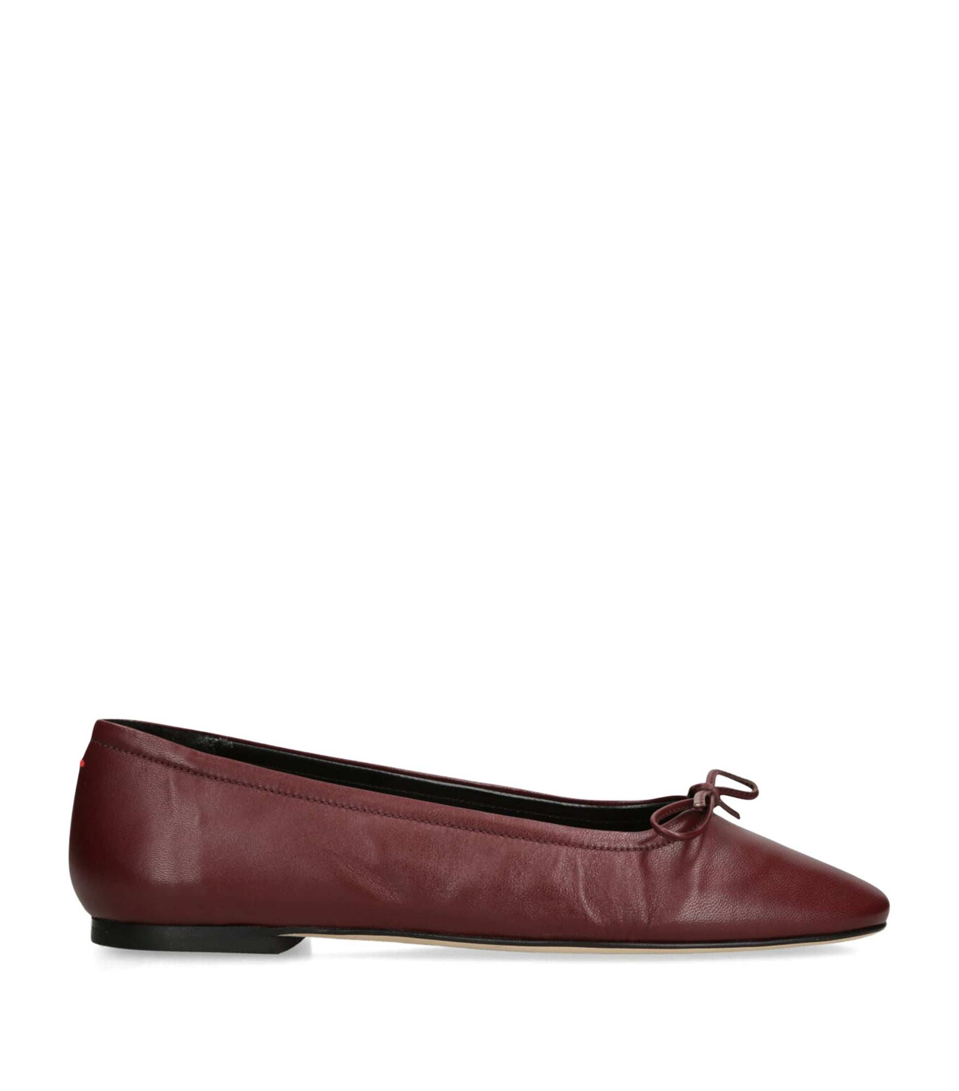 Leather Delfina Ballet Flats