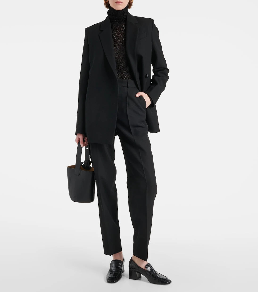 Toteme - High-rise tapered pants