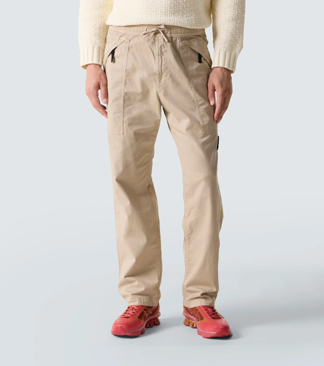 Stone Island - Compass cotton-blend twill pants