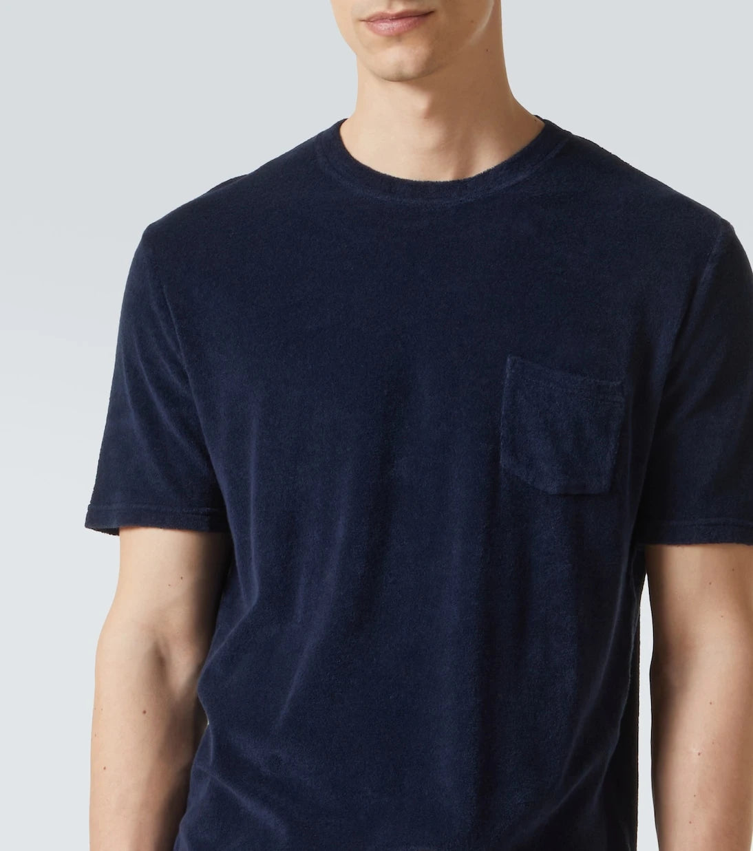 Thom Sweeney - Cotton terry T-shirt