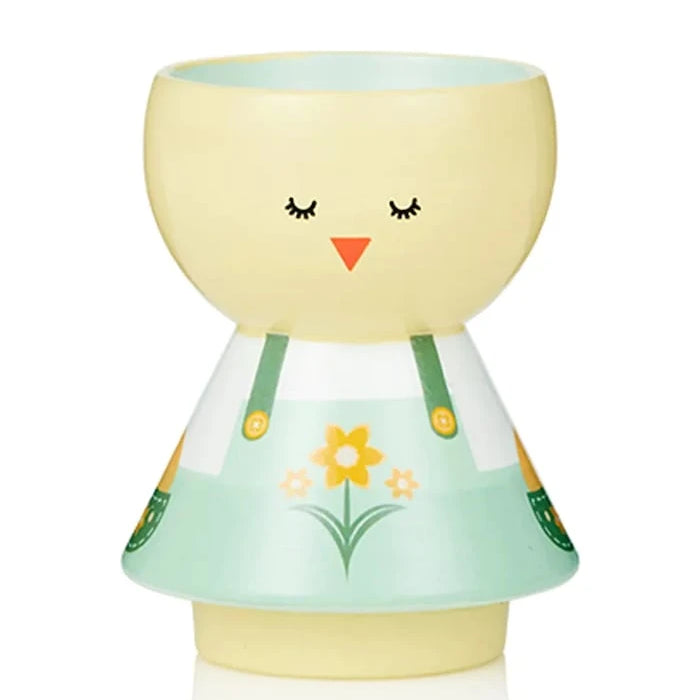 Lucie Kaas BORDFOLK Kayın Ağacından Yumurta Kadehi - Chirpy 7 cm