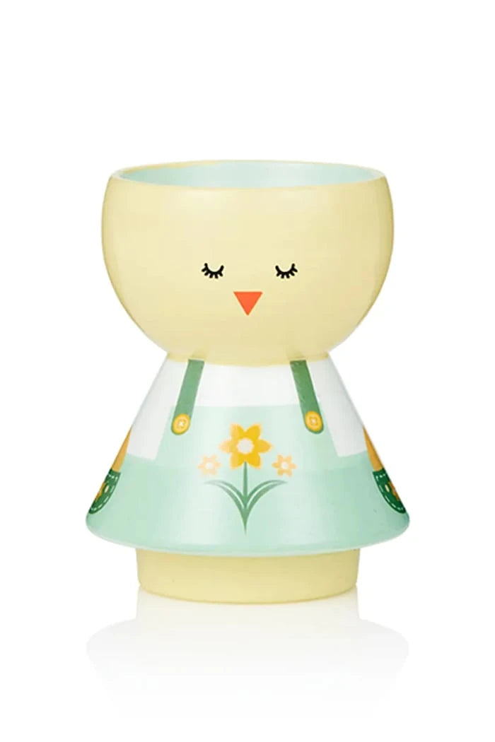 Lucie Kaas BORDFOLK Kayın Ağacından Yumurta Kadehi - Chirpy 7 cm
