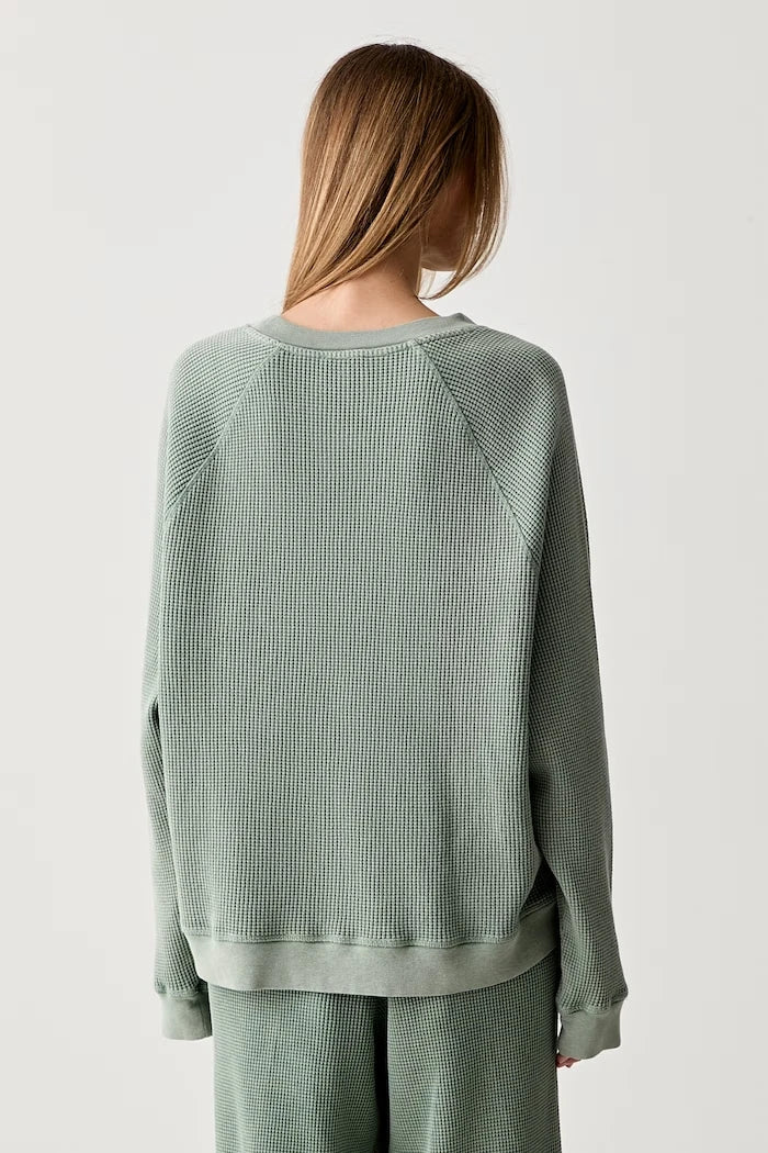American Vintage kadın pamuklu oversize sweatshirt