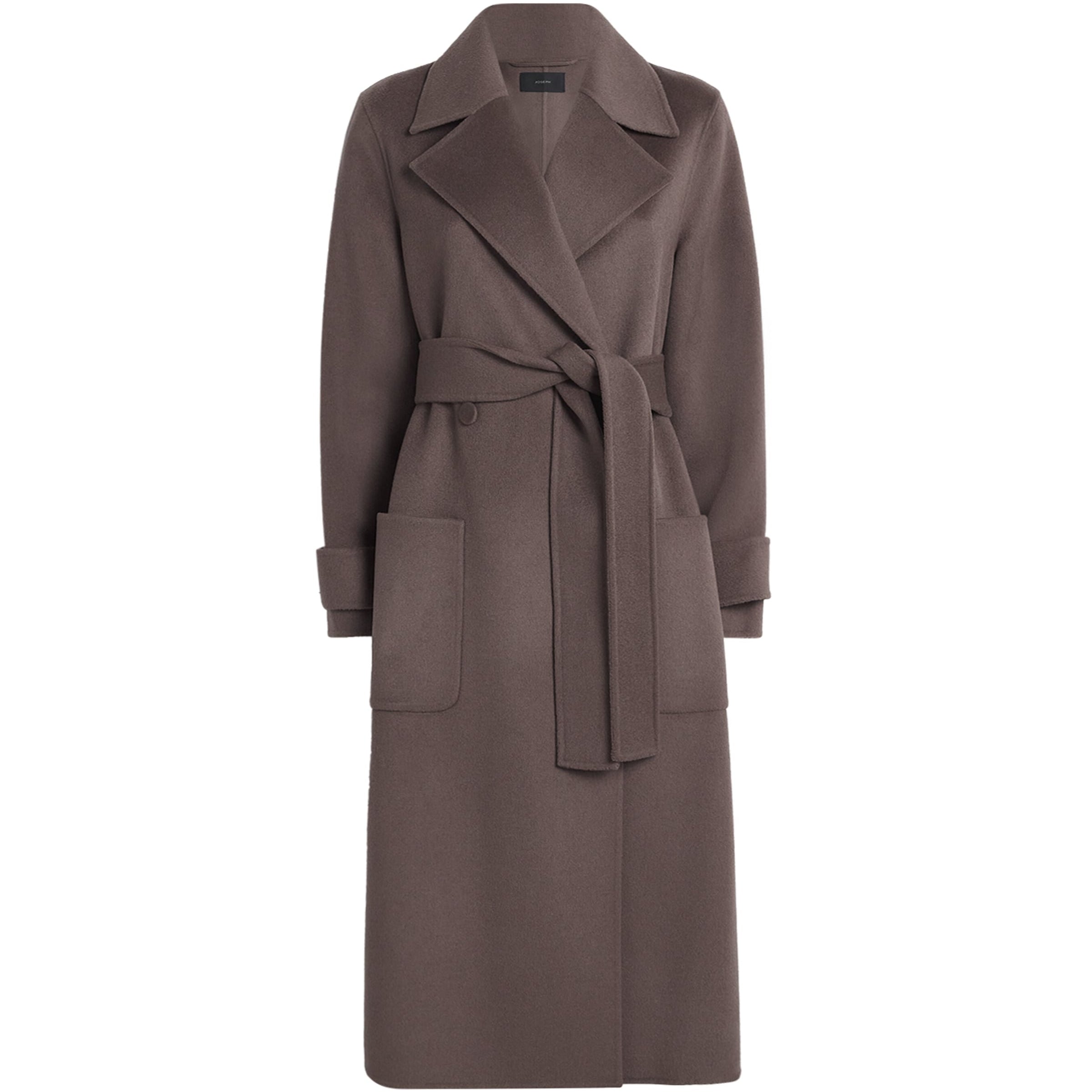 Joseph Brown Wool-Cashmere Arline Coat