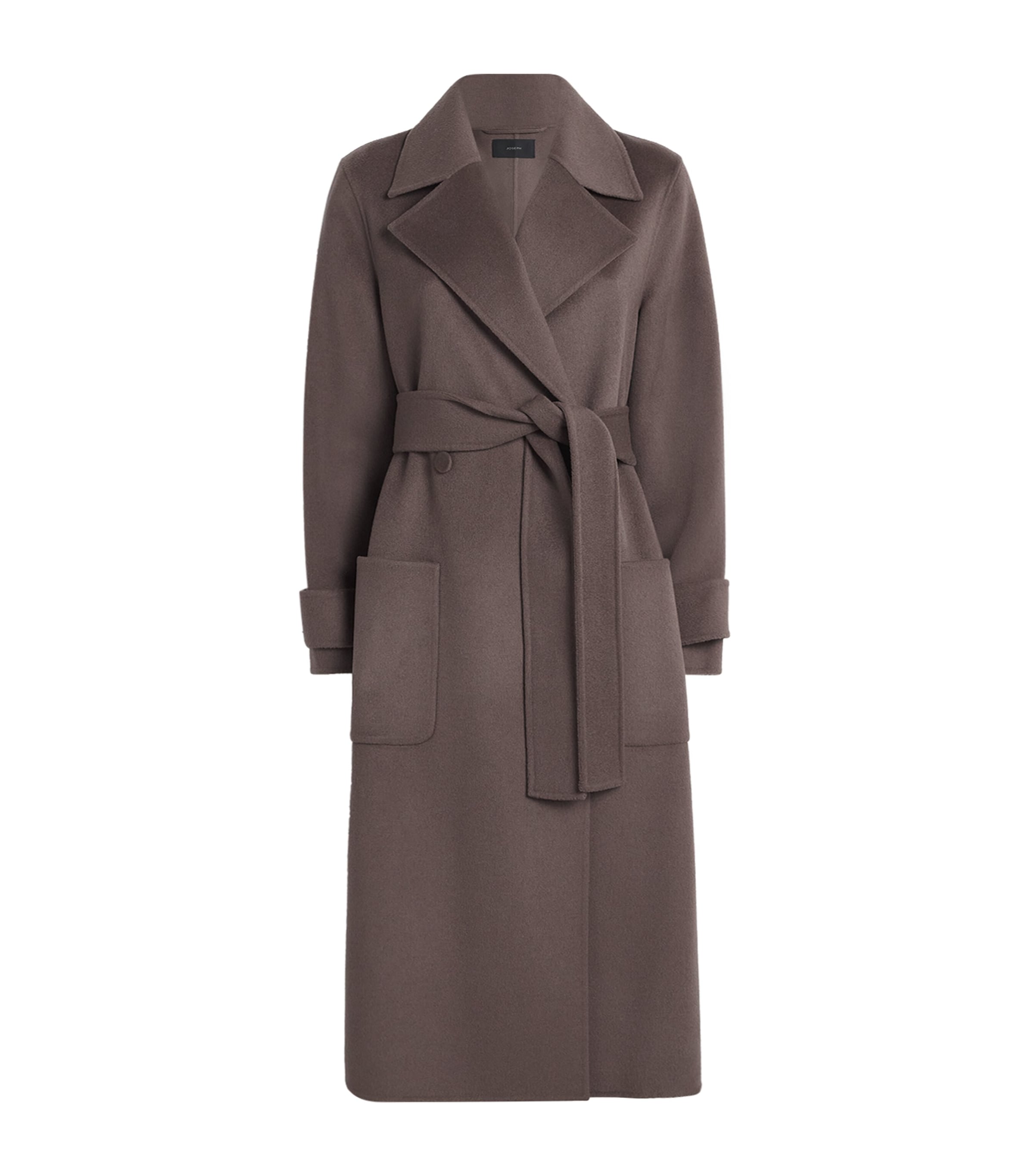 Joseph Brown Wool-Cashmere Arline Coat