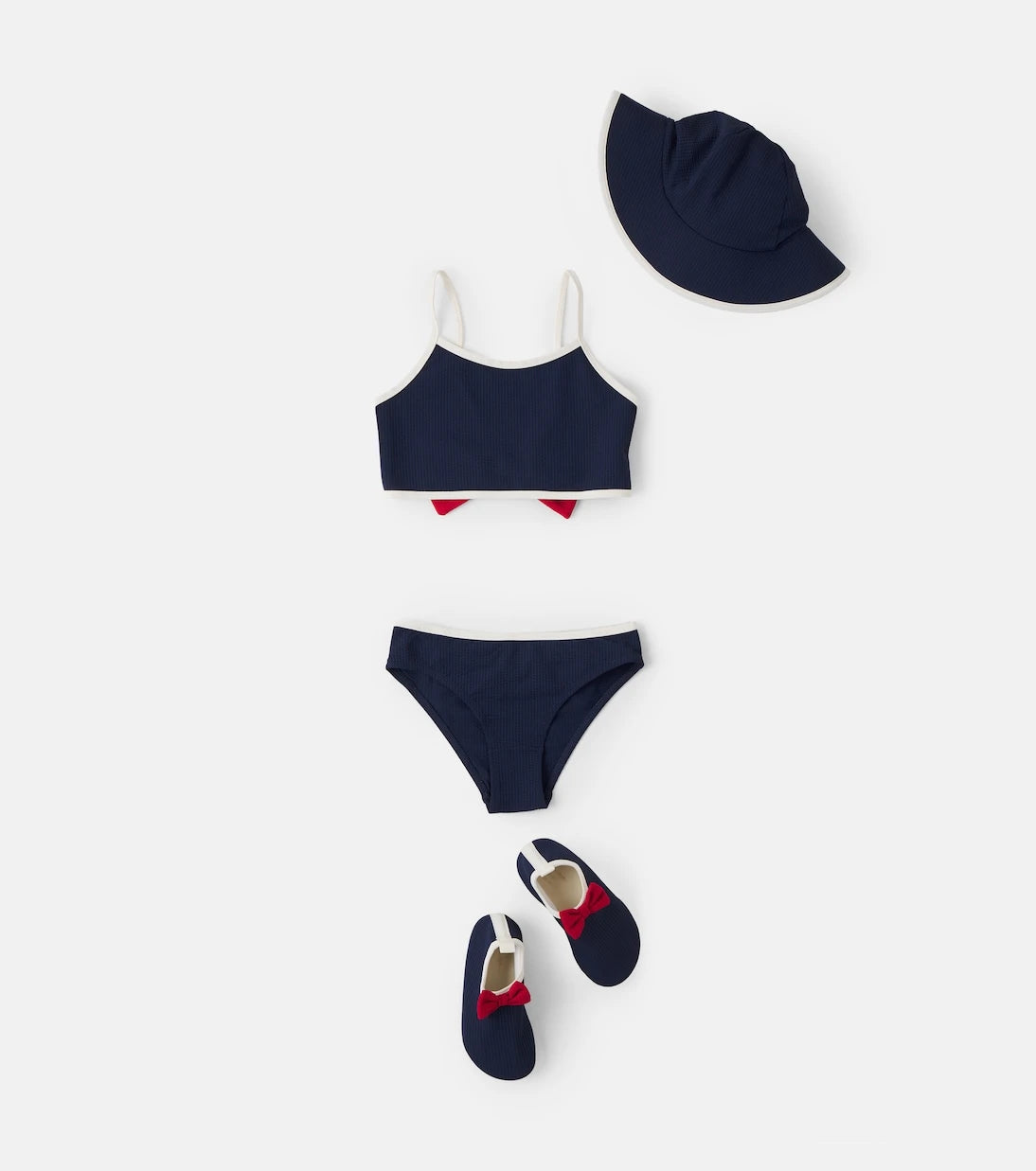 Konges Sløjd - Bowie bow-detail seersucker bikini