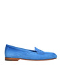 Blue Suede Carla Loafers