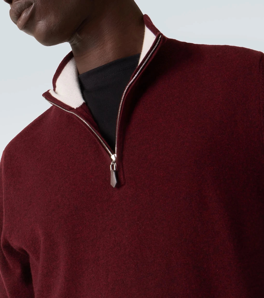 Arch4 - Mr Fenchurch cashmere half-zip sweater