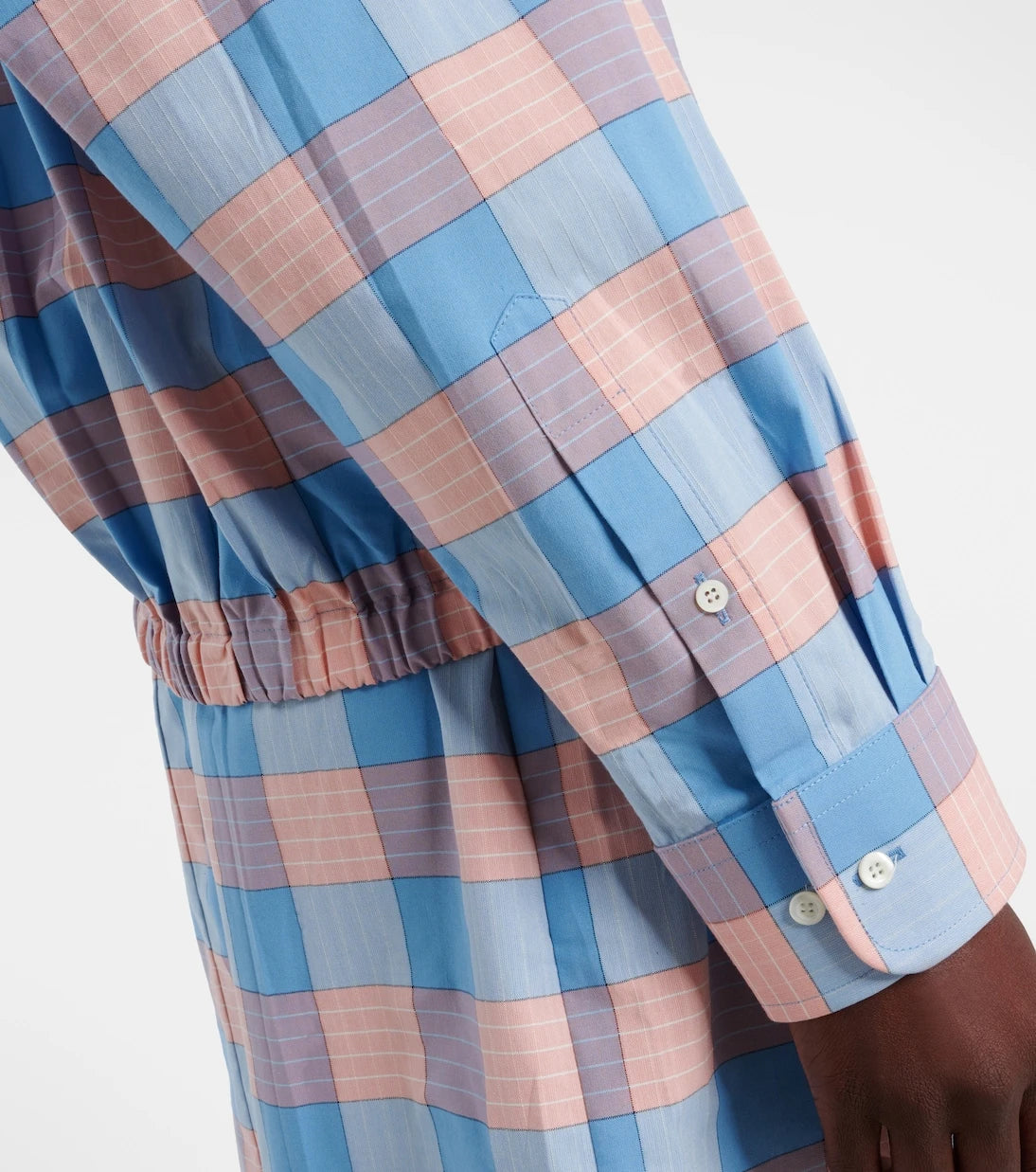 Prada - Checked cotton poplin shirt