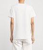 GANNI White Organic Cotton Bunny T-Shirt