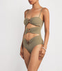 Green Cut-Out Orbit Swimsuit