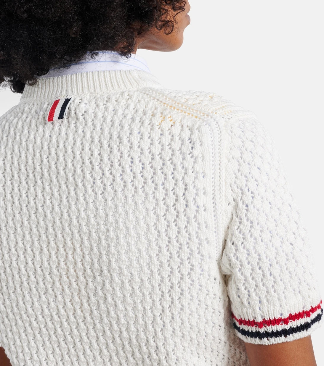 Thom Browne - Jacquard cotton sweater