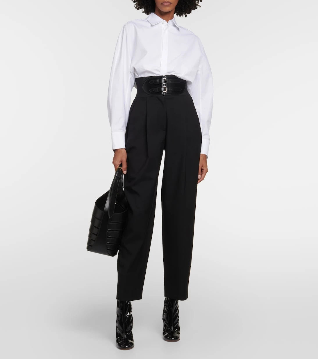 Alaïa - Oversized cotton shirt