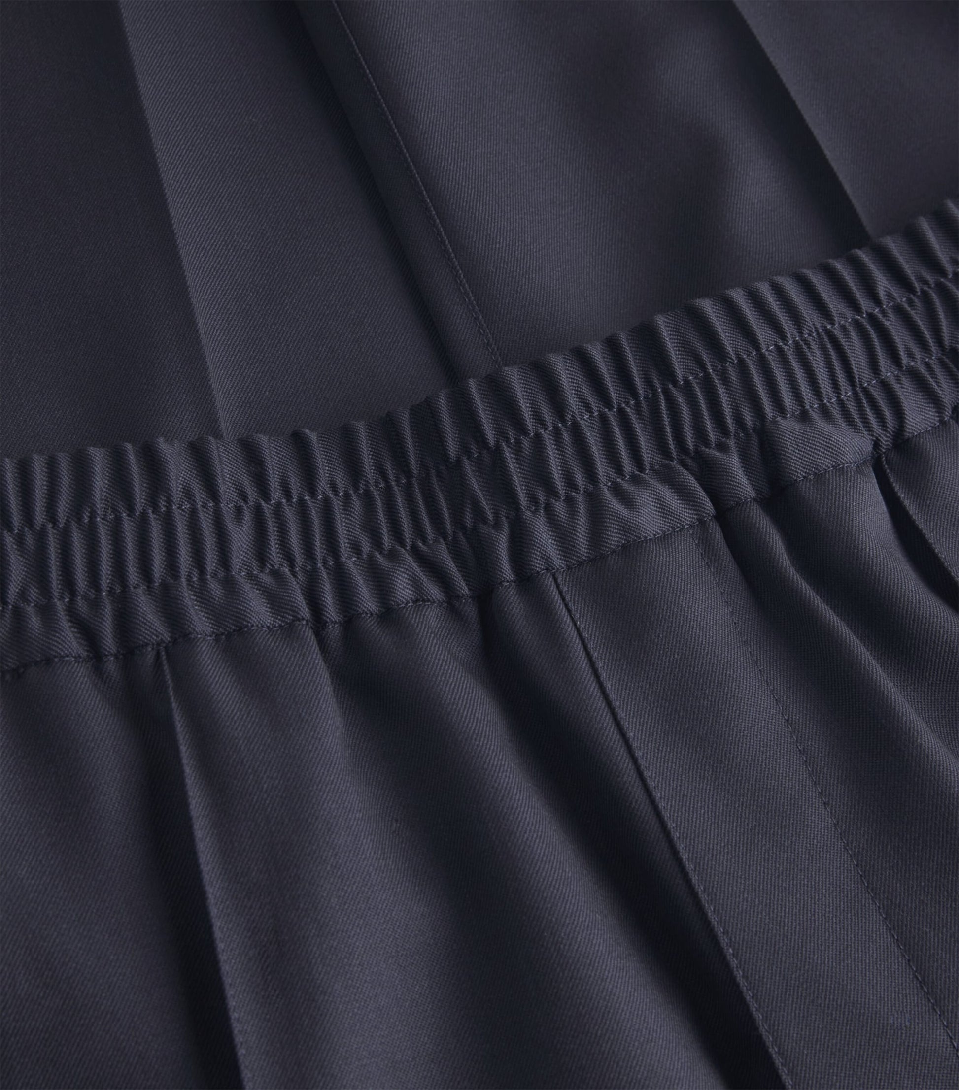 Wool Tapered Trousers