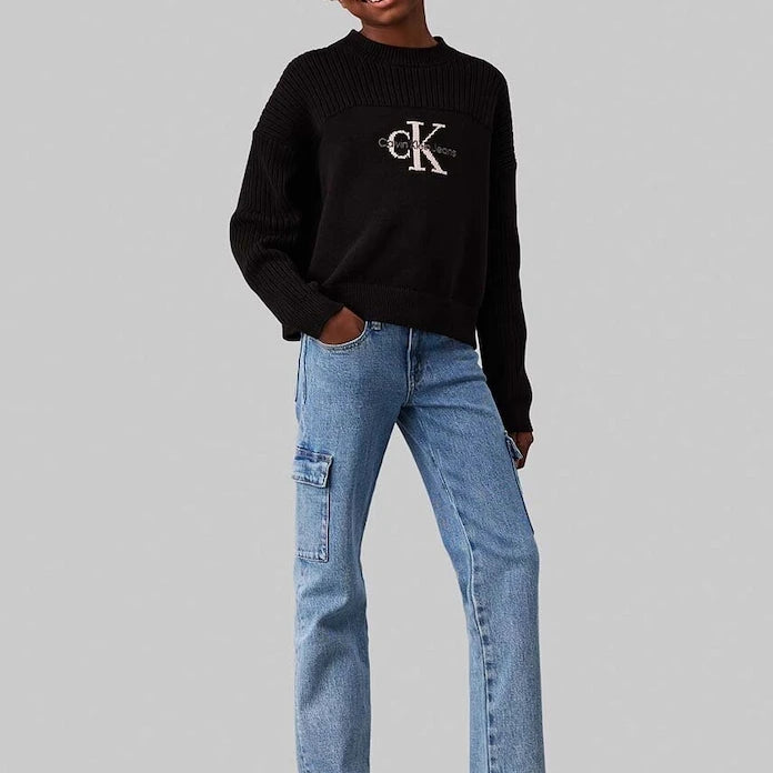 Детски дънки Calvin Klein Jeans MR STRAIGHT