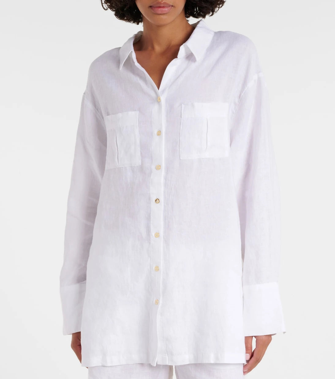 Heidi Klein - White Bay linen shirt