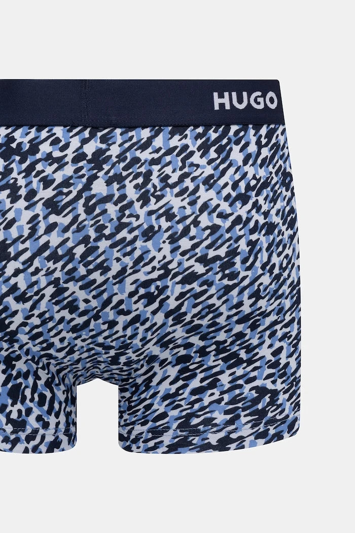 HUGO erkek pamuk elastan boxer şort TRIPLET DESIGN 3'lü set