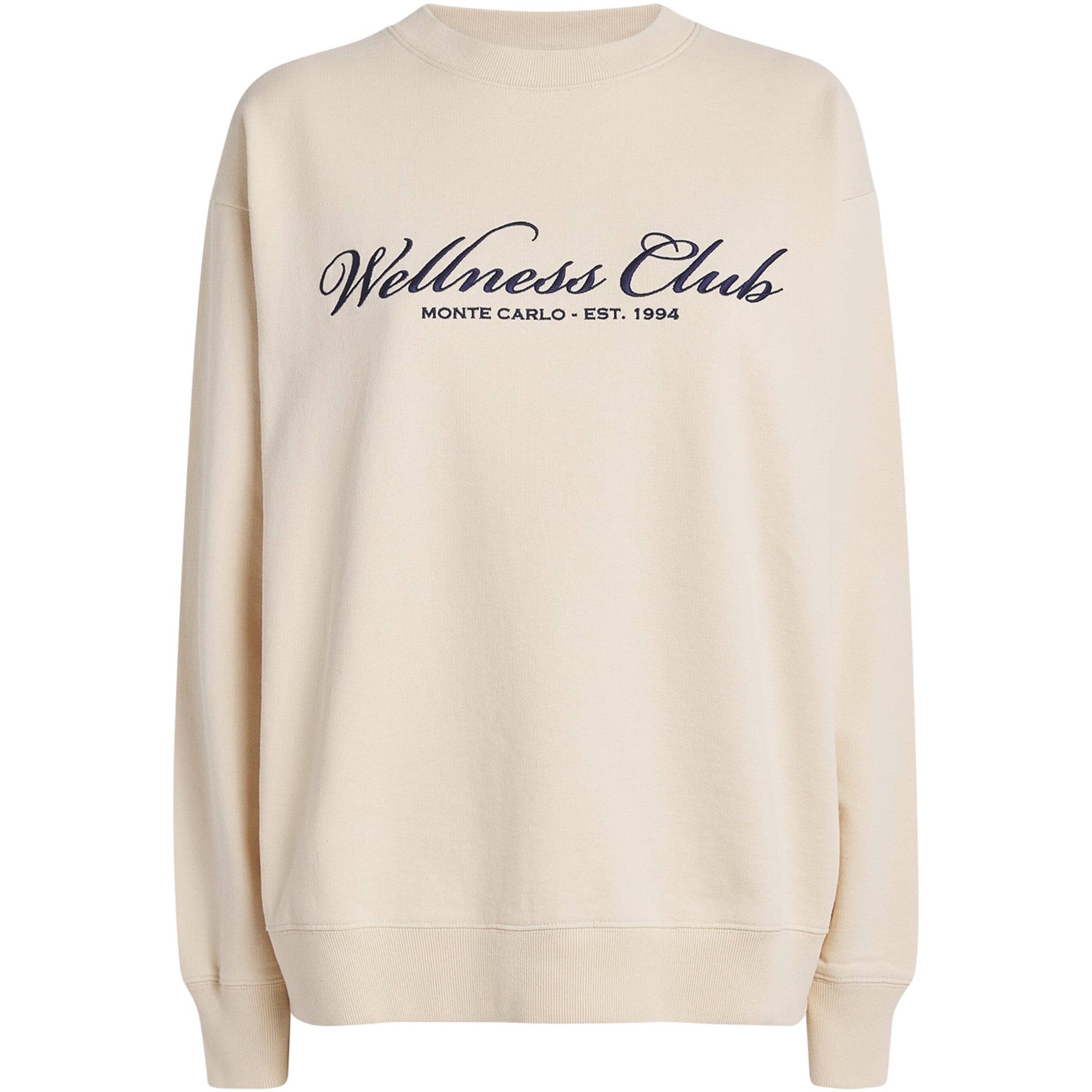 Ivory Cotton Wellness Club Sweatshirt