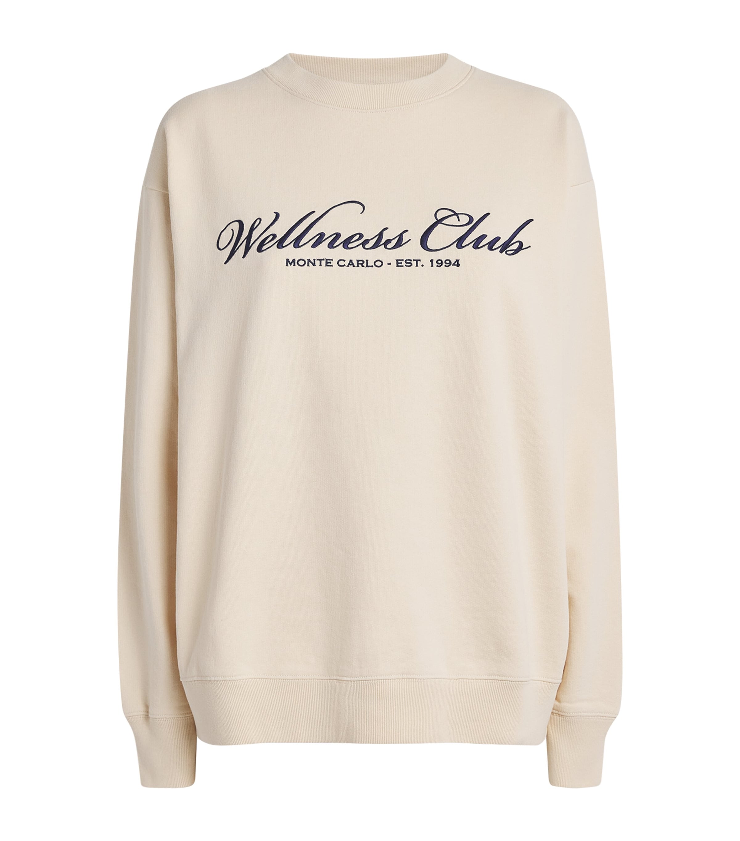 Ivory Cotton Wellness Club Sweatshirt