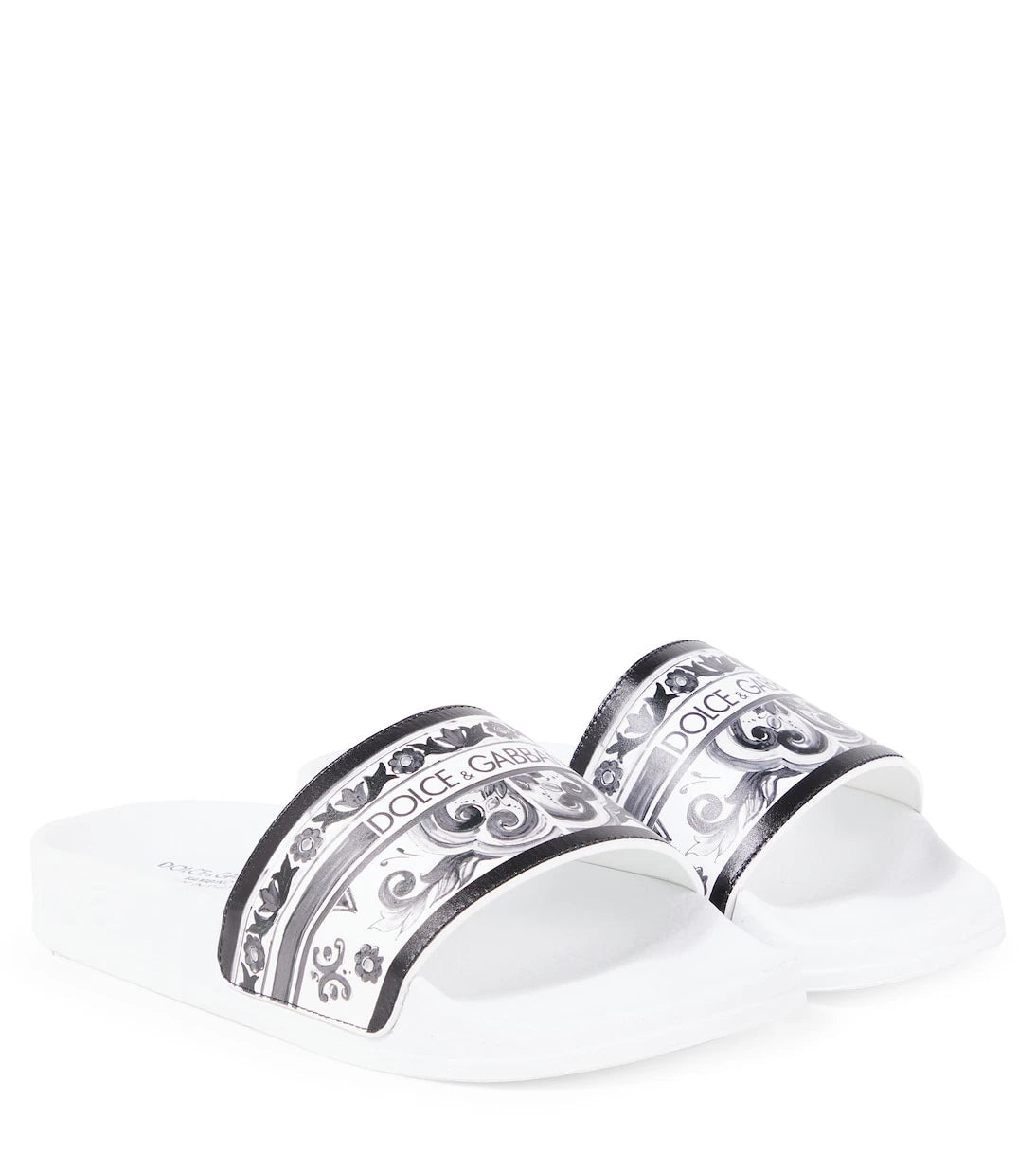 Dolce&Gabbana Kids - Majolica slides