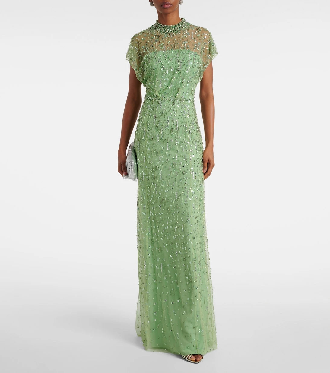 Jenny Packham - Crystal Drop embellished gown