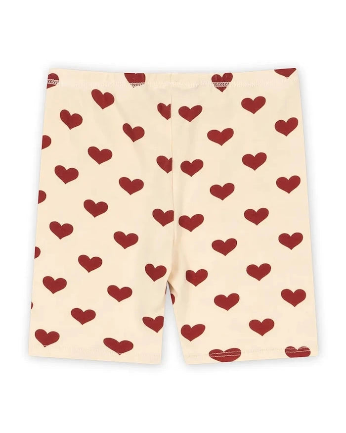 Konges Sløjd çocuklar için pamuklu kısa tayt BASIC SHORT LEGGINGS GOTS