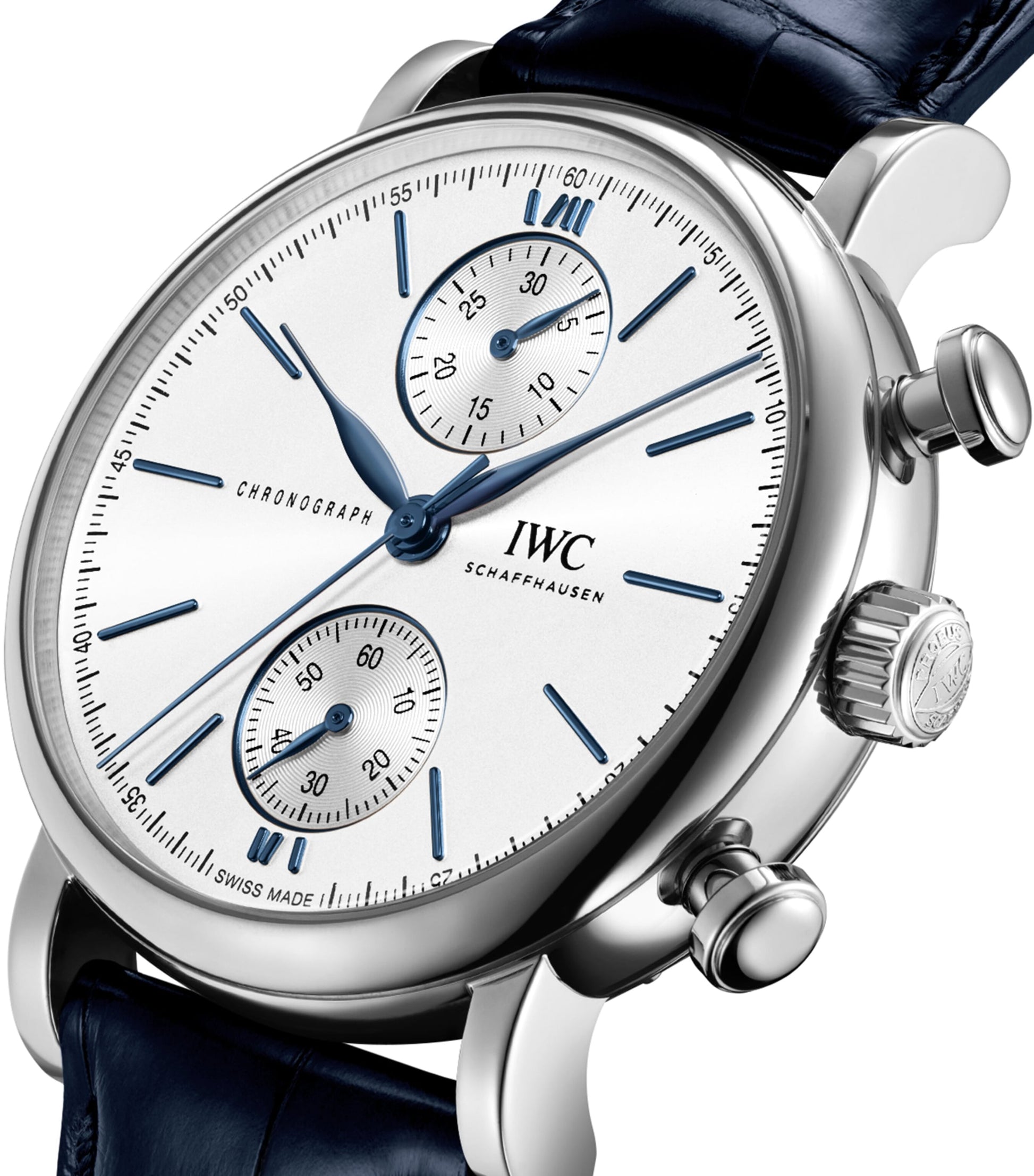 Stainless Steel Portofino Chronograph Watch 39mm