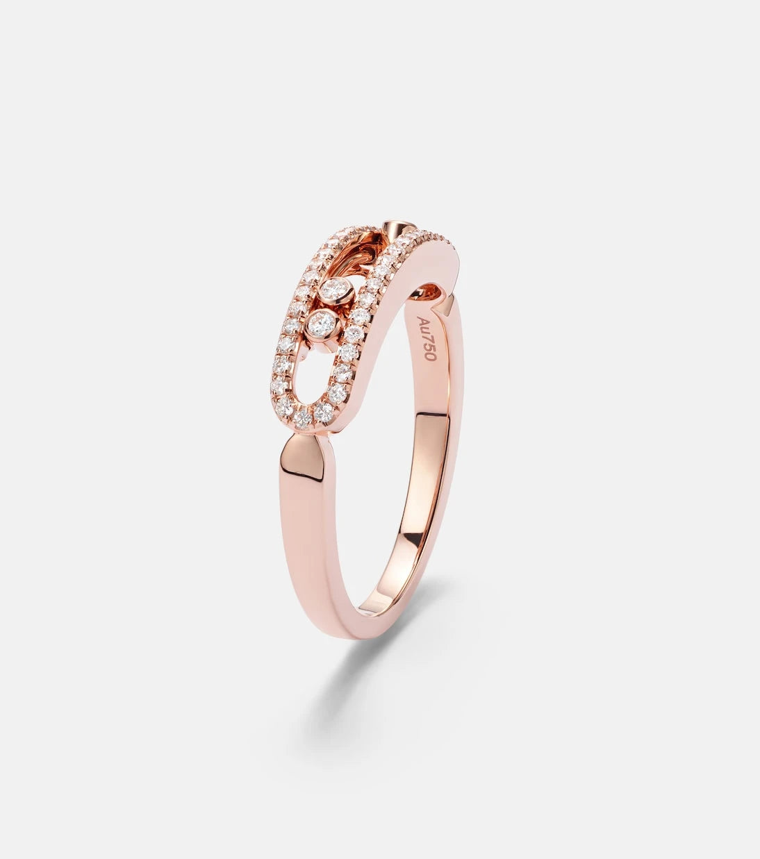 Messika - Baby Move 18kt rose gold ring with diamonds