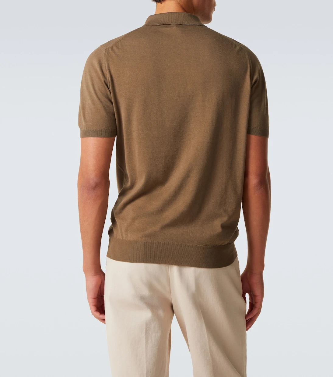 Kiton - Cotton half-zip polo shirt