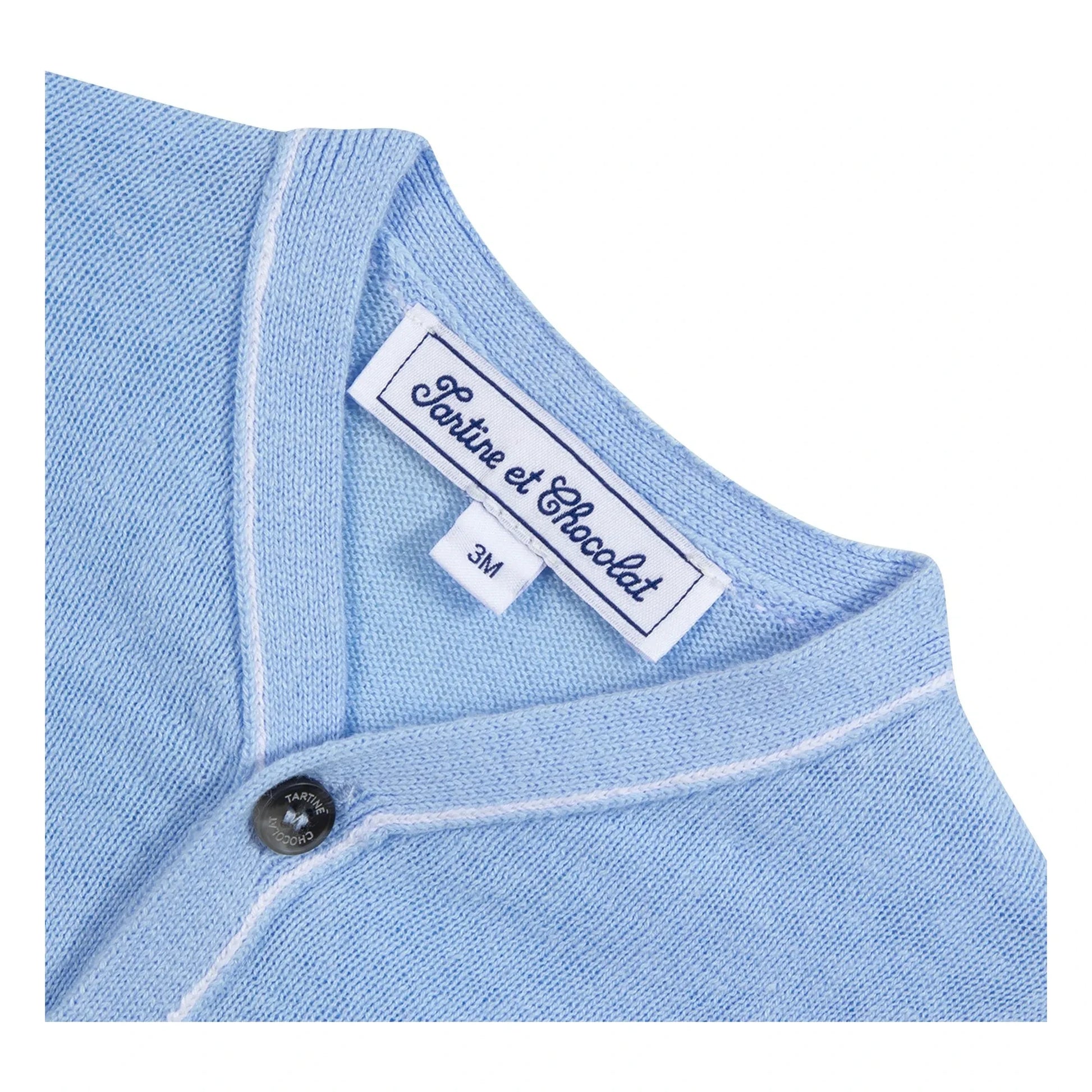 Tartine et Chocolat - Cardigan Pockets | Light blue