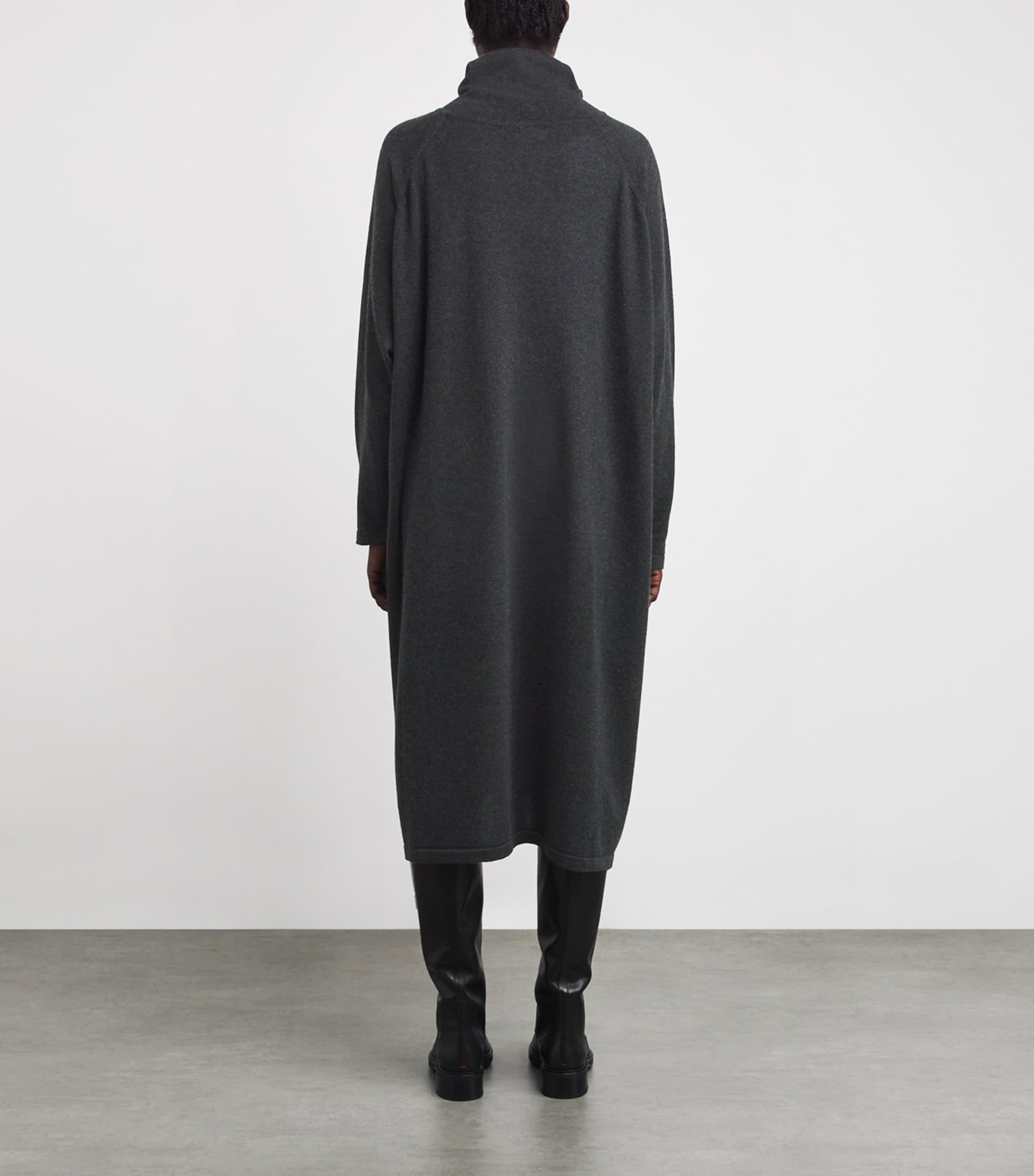 Cashmere Rollneck Sweater Dress