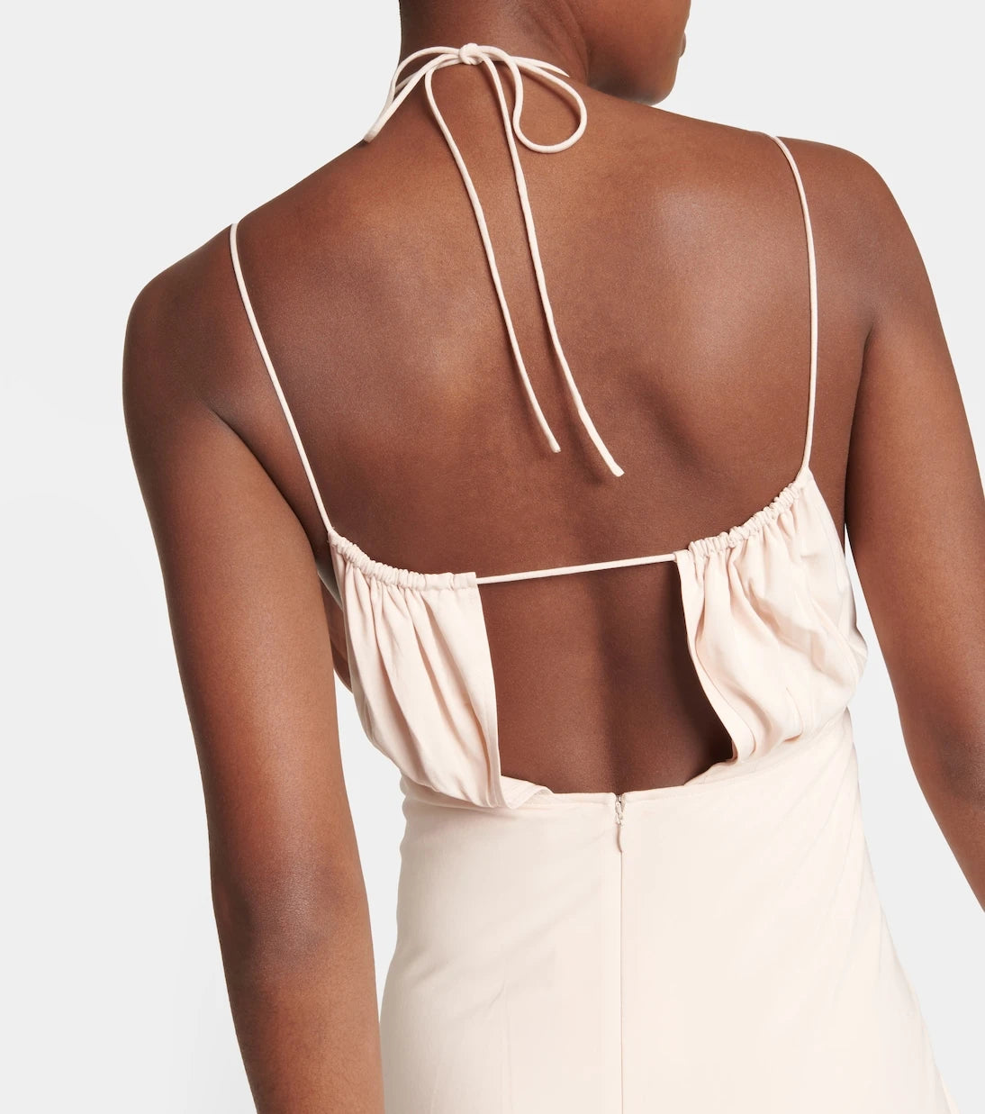 Toteme - Halterneck silk maxi dress