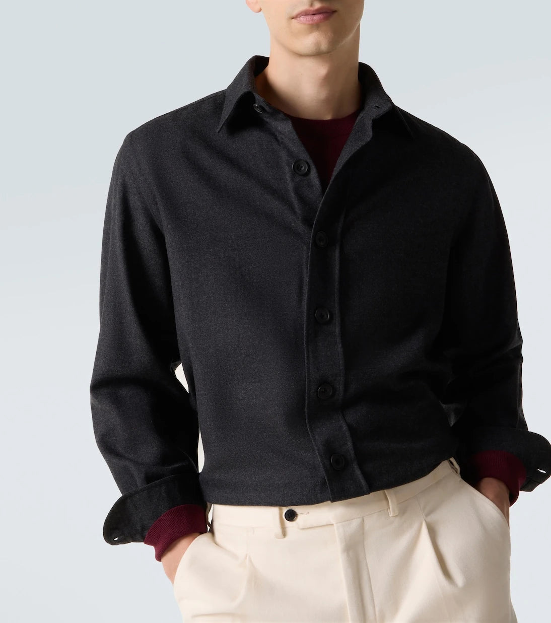 Rubinacci - Virgin wool shirt