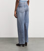 Rag & Bone Blue Miramar Low-Rise Wide-Leg Jeans