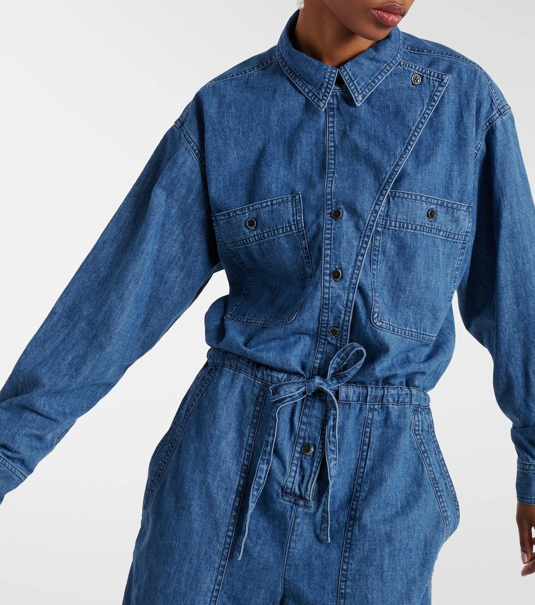 Marant Etoile - Idany denim jumpsuit
