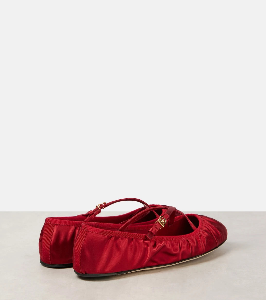 Dolce&Gabbana - DG satin ballet flats