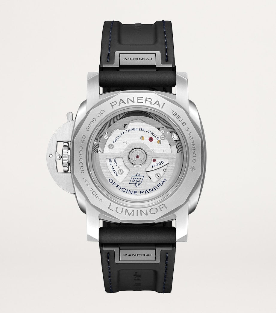 Panerai Stainless Steel Luminor Quaranta BiTempo Luna Rossa Watch 40mm