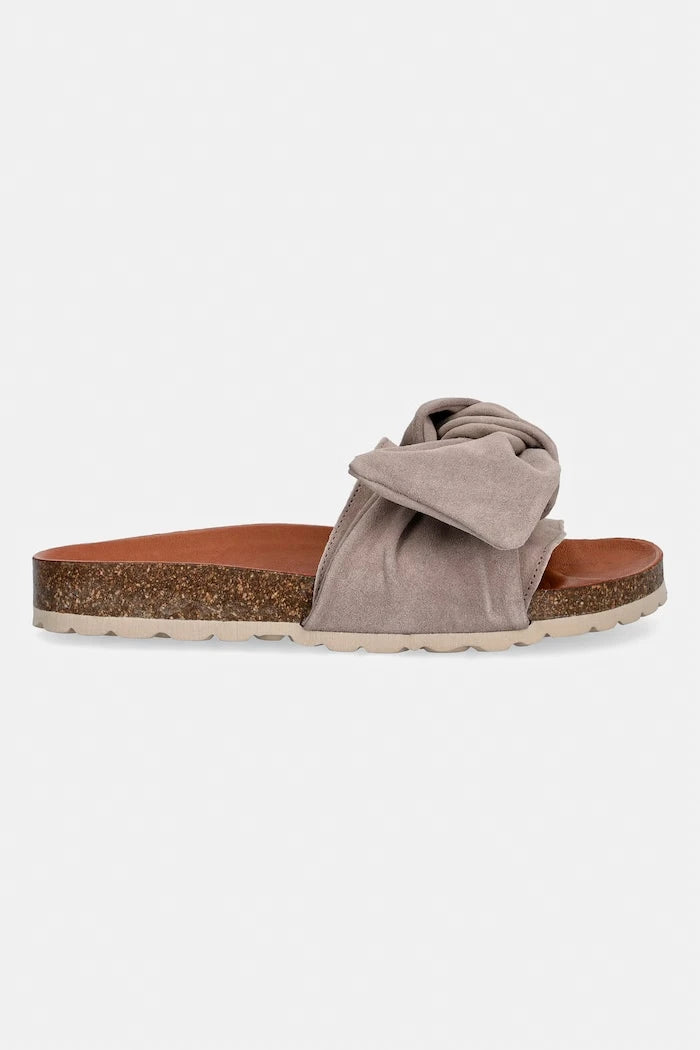 Verbenas kadın açık burunlu süet terlik ROXY VELOUR