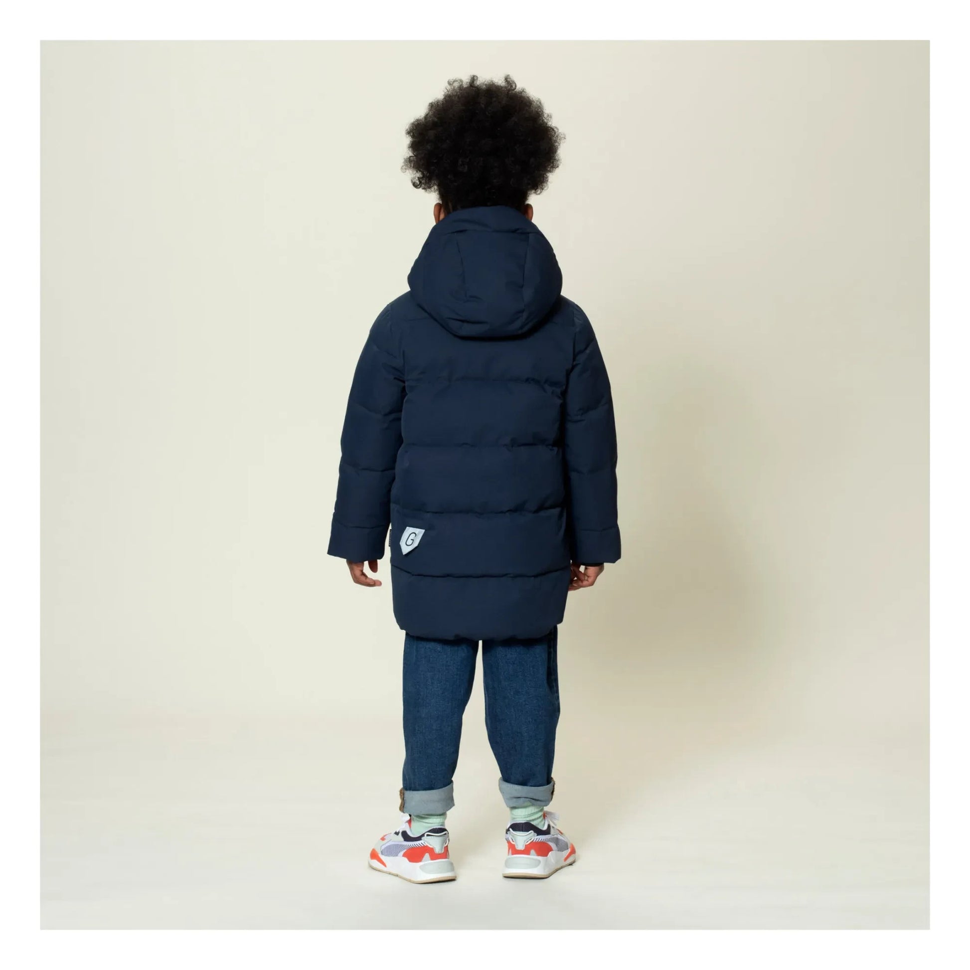 Gosoaky - Tiger Eye down jacket | Midnight blue