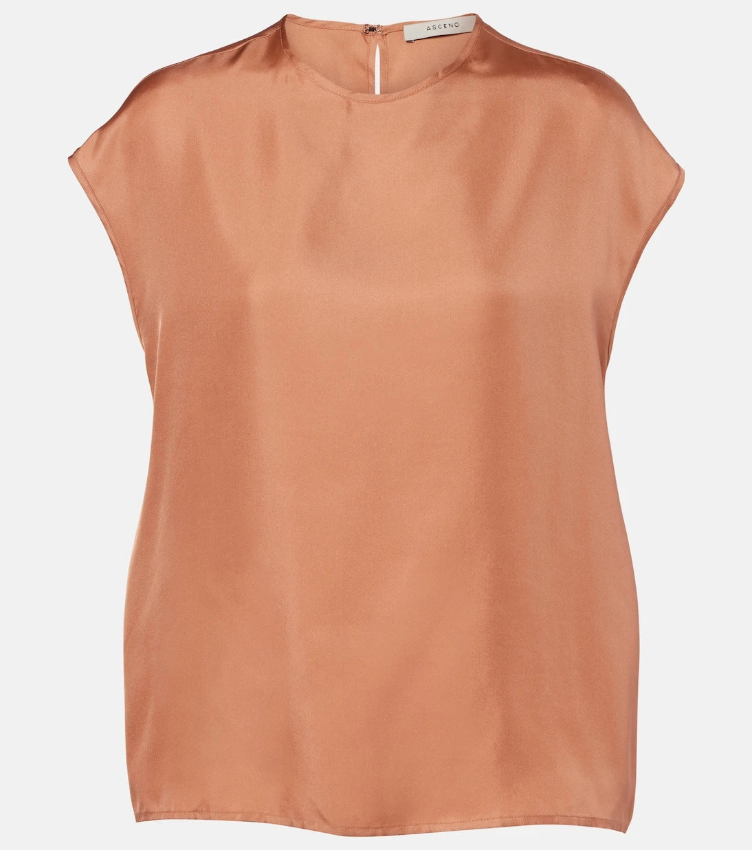 Asceno - Dasha silk twill top