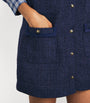 Tweed Mini Dress NAVY BLUE
