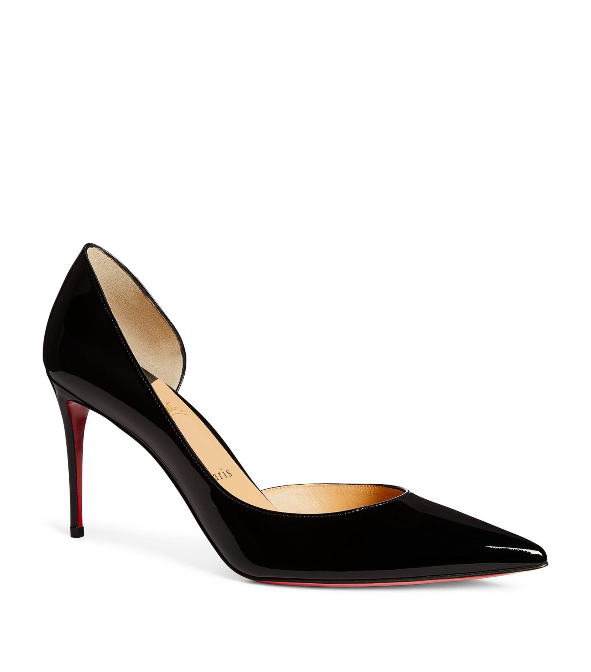 Christian Louboutin Black Iriza Patent Leather Pumps 85