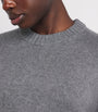 Skims Grey Oversized Cashmere Boyfriend Sweater