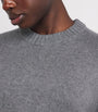 Skims Grey Oversized Cashmere Boyfriend Sweater