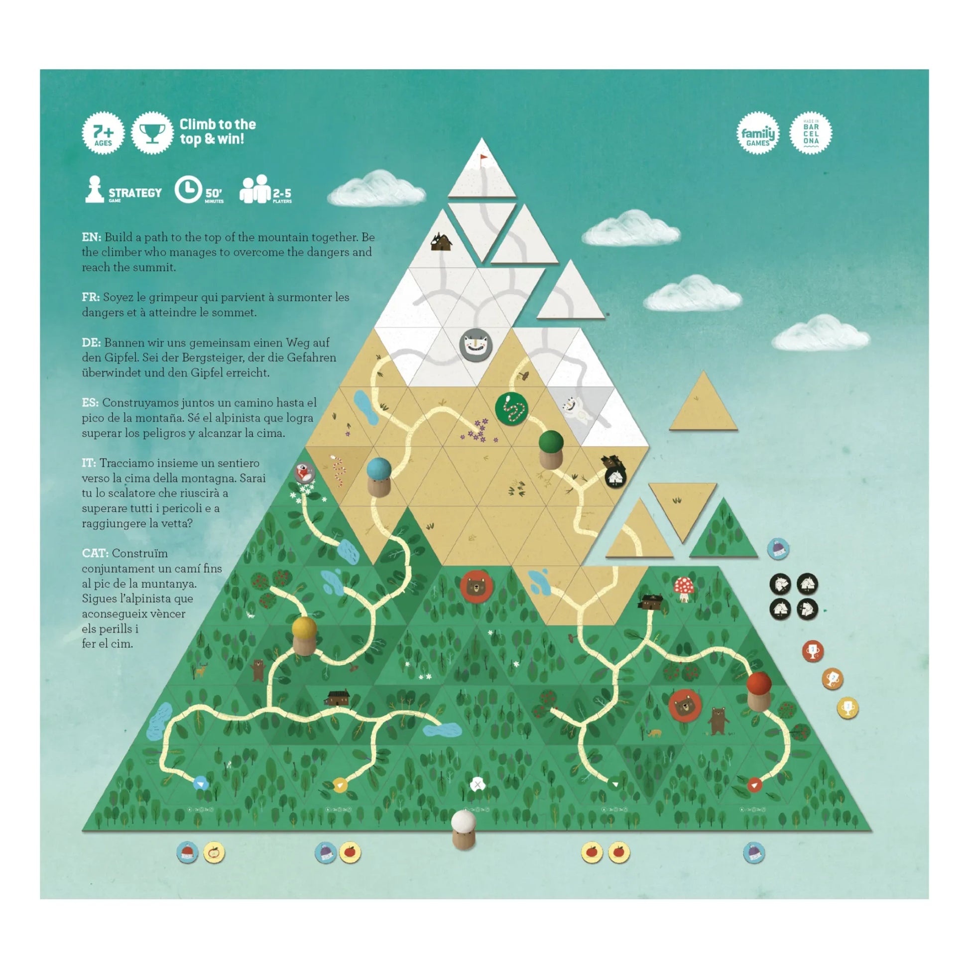 Londji - Climb the Mountain Strategy Game