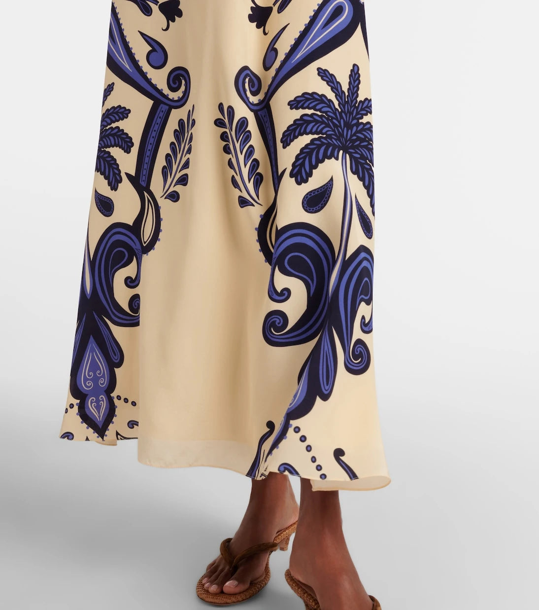 Johanna Ortiz - Paisley silk maxi skirt
