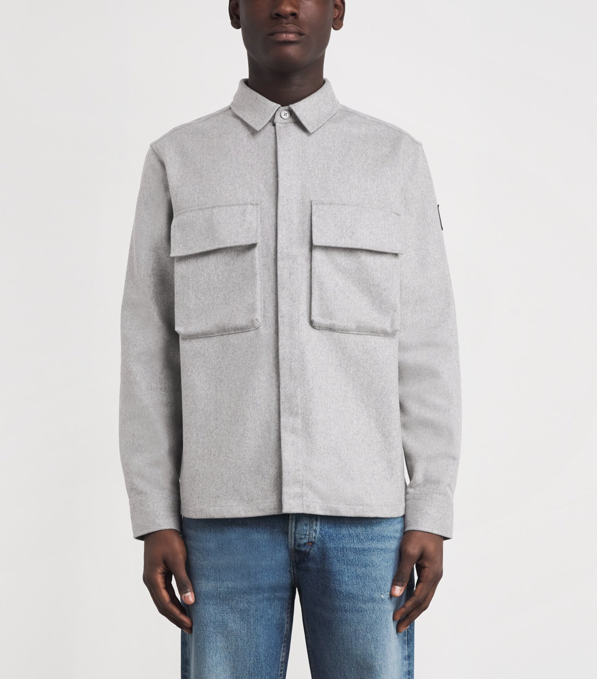 Wool-Blend Pointer Shirt